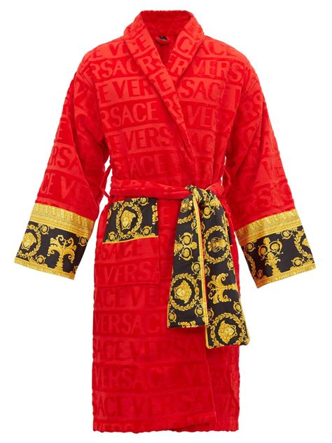 versace bathrobe mens